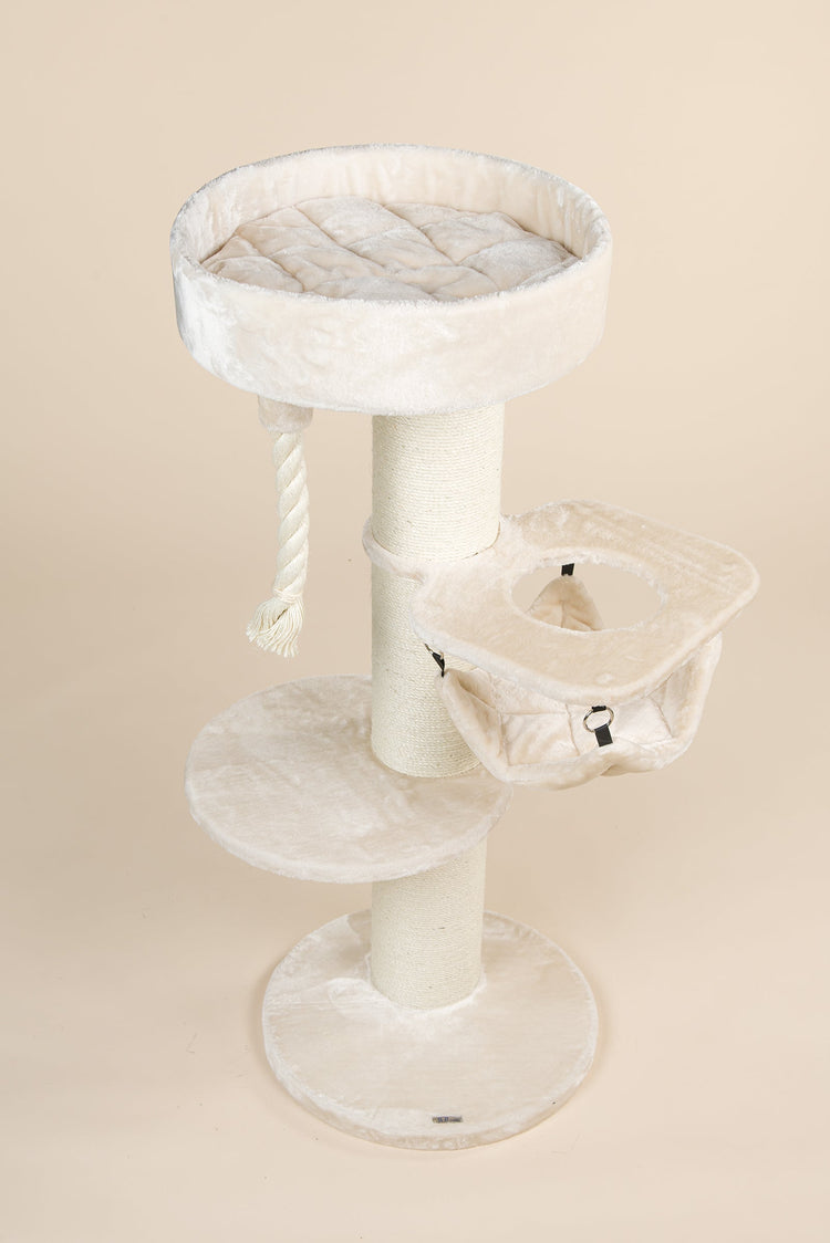 Arbre à chat Maine Coon Sleeper Crown (Beige)